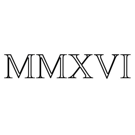 Different arrangements of these seven symbols represent different numbers. . 2016 roman numerals